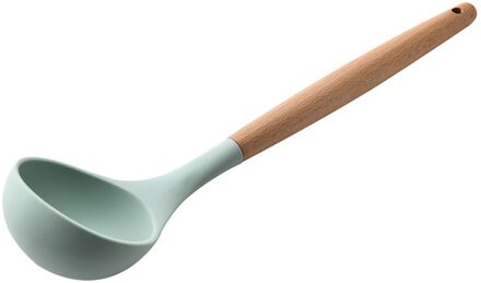 1Pc Houten Handvat Soep Lepel Spatel Borstel Schraper Pasta Server Eiklopper Non-stick Pot Keuken Koken Gereedschap keukengerei nee.5