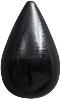 1Pc Houten Muur Hanger Water Shaped Haak Deur Terug Hoed Houten Kleren Sleutel Haken Handtas Haak Hanger Decoratieve houder Ba Q6T1 zwart