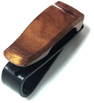 1Pc Houtnerf Brillenkoker Atuo Auto Accessoires Abs Zonnebril Glazen Houder Auto Fastener Ticket Clip Sunglass Case