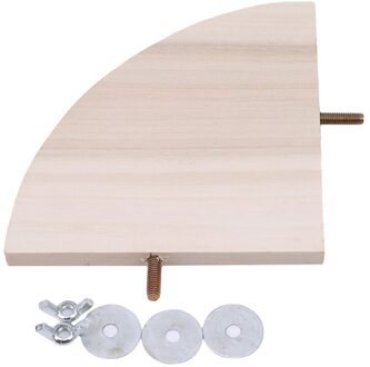 1Pc Huisdier Vogel Papegaai Houten Platform Stand Rack Speelgoed Hamster Tak Zitstokken Voor Vogelkooi Speelgoed 3 Maten dierbenodigdheden medium