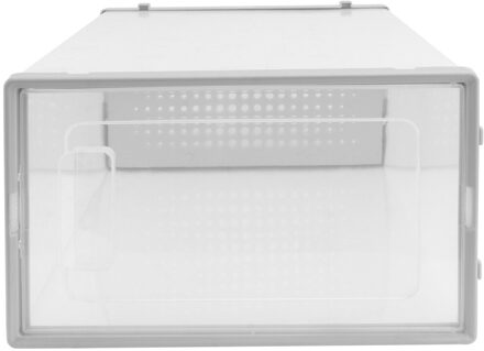1Pc Huishoudelijke Schoenen Opbergdoos Verdikte Schoenendoos Clamshell Schoenendoos grijs