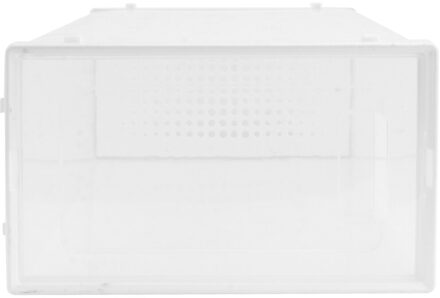 1Pc Huishoudelijke Schoenen Opbergdoos Verdikte Schoenendoos Clamshell Schoenendoos wit