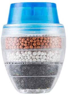 1Pc Huishouden Keuken Badkamer Kraan Tap Water Clean Filter Purifier Filtratie Tips Carbon Water Filter Badkamer Accessoires blauw