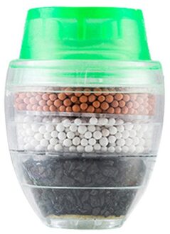 1Pc Huishouden Keuken Badkamer Kraan Tap Water Clean Filter Purifier Filtratie Tips Carbon Water Filter Badkamer Accessoires groen