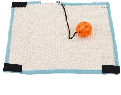 1Pc Indoor Meubelen Tafel Stoel Sofa Benen Protector Huisdier Speelgoed Krassen Board Mat Pad Kat Sisal Lus Tapijt scratcher Beige sisal