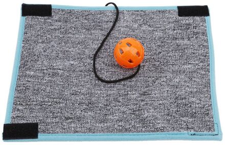 1Pc Indoor Meubelen Tafel Stoel Sofa Benen Protector Huisdier Speelgoed Krassen Board Mat Pad Kat Sisal Lus Tapijt scratcher grijs ronde blanket