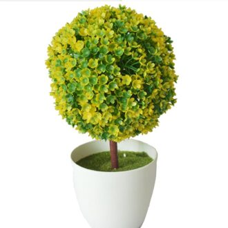 1PC Ingemaakte Bloesem Bonsai Festival Cherry Nep Groet Trigeminus Bal Grenen 6 Soorten Bruiloft Kunstmatige Bloem Bal Decor