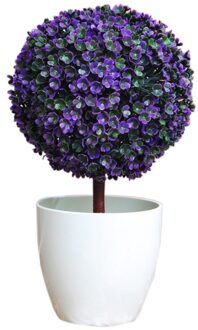 1PC Ingemaakte Bloesem Bonsai Festival Cherry Nep Groet Trigeminus Bal Grenen 6 Soorten Bruiloft Kunstmatige Bloem Bal Decor