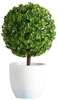 1PC Ingemaakte Bloesem Bonsai Festival Cherry Nep Groet Trigeminus Bal Grenen 6 Soorten Bruiloft Kunstmatige Bloem Bal Decor