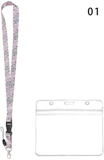 1Pc Intrekbare Verstelbare Kaarthouder Met Lanyard Naambadge Holdestudents Bus Card Case Credit Card Werk Kaarthouder 01