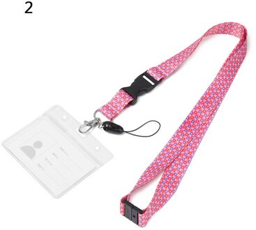 1Pc Intrekbare Verstelbare Kaarthouder Met Lanyard Naambadge Holdestudents Bus Card Case Credit Card Werk Kaarthouder 2