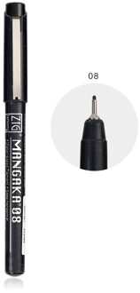 1Pc Japan Kuretake Zig Lijn Marker Pen Professionele Grafische Verf Pen Art Hand Getrokken Pen Journal Pen Schoolbenodigdheden 08