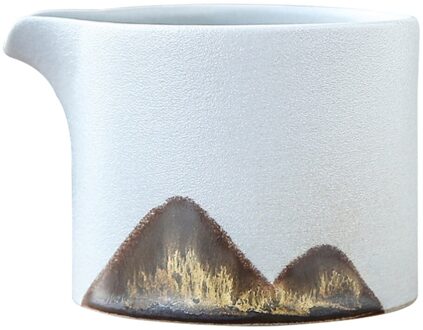 1Pc Japanse Stijl Thee Set Keramische Thee Dispenser Thuis Duurzaam Thee Pitcher wit