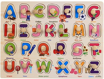 1Pc Jonge Kinderen Bouwsteen Puzzel Houten Houten Puzzel Intellectuele Speelgoed Brithday