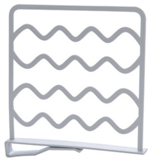 1Pc Kast Plank Verdelers Garderobe Partitie Planken Divider Kleding Draad Rekken Organizer Clip-Montage Boekenplank # Af Grijs