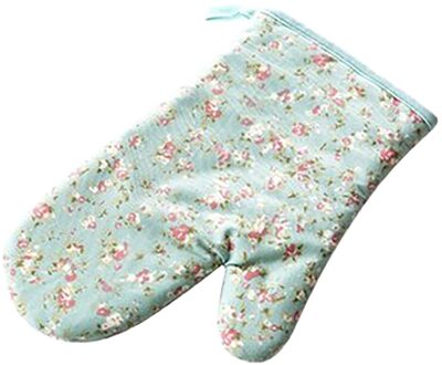 1Pc Katoen Oven Glove Heatproof Mitten Mode Nordic Keuken Koken Magnetron Handschoenen Ovenwanten Insulated Antislip Verdikking