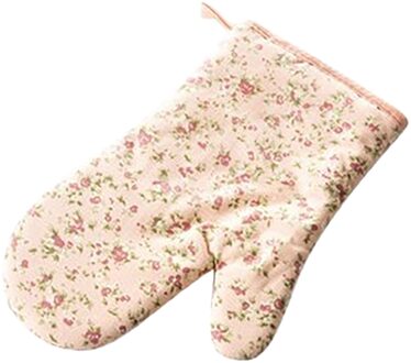 1Pc Katoen Oven Glove Heatproof Mitten Mode Nordic Keuken Koken Magnetron Handschoenen Ovenwanten Insulated Antislip Verdikking