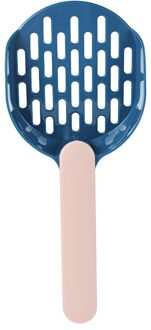 1Pc Kattenbakvulling Schop Grote Verdikte Plastic Mode Hit Kleur Rooster Kat Uitwerpselen Schop Huisdier Cleanning Tool Kattenbakvulling filter Gereedschap 1stk blauw roze