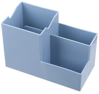 1Pc Kawaii Puin Opbergdoos Pen Houder Telefoon Container Houder Multifunctionele Desk Organizer Accessoires Supply Voor School blauw