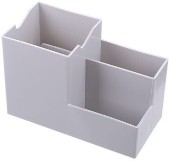 1Pc Kawaii Puin Opbergdoos Pen Houder Telefoon Container Houder Multifunctionele Desk Organizer Accessoires Supply Voor School grijs