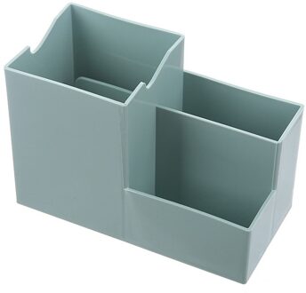 1Pc Kawaii Puin Opbergdoos Pen Houder Telefoon Container Houder Multifunctionele Desk Organizer Accessoires Supply Voor School groen