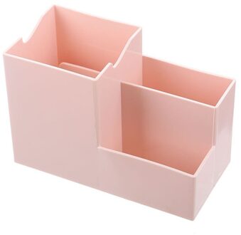 1Pc Kawaii Puin Opbergdoos Pen Houder Telefoon Container Houder Multifunctionele Desk Organizer Accessoires Supply Voor School roze