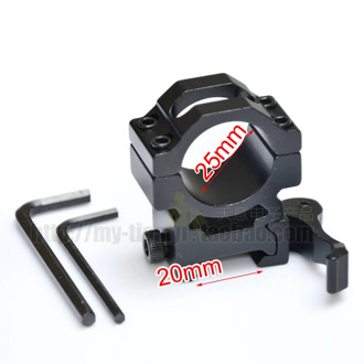 1PC KC14 Aluminum Compact Tactical QD Quick Release Mount Adapter Fit 20mm/21mm Picatinny