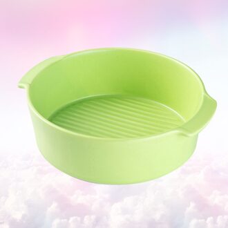 1Pc Keramische Binaural Kom Ronde Ontbijt Granen Kom Servies Stijlvolle Voedsel Serveren Kom Huishouden Grote Kom Voor Dessert Salade