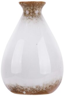 1Pc Keramische Vaas Eenvoudige Elegante Bloemstuk Droge Bloem Vaas Desktop Decoratie Voor Kantoor Hotel Huis (Groen) wit