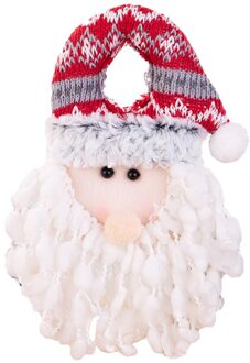 1Pc Kerst Deur Opknoping Sneeuwpop Santas Deurknop Ornament Nonwovens Kerst Opknoping Ornament Voor Thuis Dorm Office zoals getoond