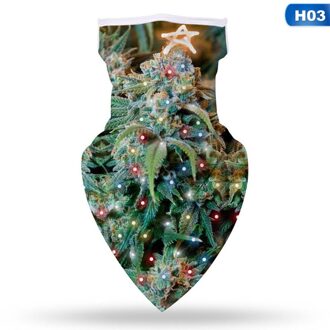 1Pc Kerst Patroon Print Fietsen Wandelen Sjaals Outdoor Tulband Rijden Mannen En Vrouwen Sport Naadloze Sjaal Hoofddeksels Bandana H03
