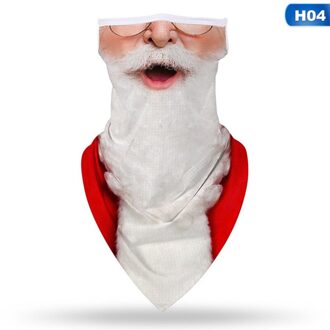 1Pc Kerst Patroon Print Fietsen Wandelen Sjaals Outdoor Tulband Rijden Mannen En Vrouwen Sport Naadloze Sjaal Hoofddeksels Bandana H04