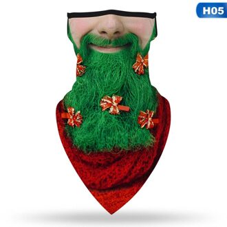1Pc Kerst Patroon Print Fietsen Wandelen Sjaals Outdoor Tulband Rijden Mannen En Vrouwen Sport Naadloze Sjaal Hoofddeksels Bandana H05