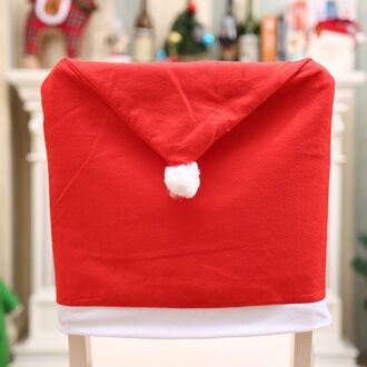 1Pc Kerst Zweedse Gnome Santa Seat Stoel Cover Hoed Tafel Diner Party Home Decoratie Kerst Hoed Stoel Cover