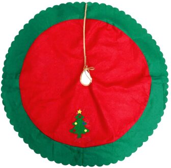 1Pc Kerstboom Rok Decoratieve Props Party Boom Schort Floor Ornamenten groen