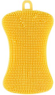 1Pc Keuken Borstel Siliconen Afwasborstel Pot Pan Spons Scrubber Fruit Groente Schotel Wassen Schoonmaken Borstel #