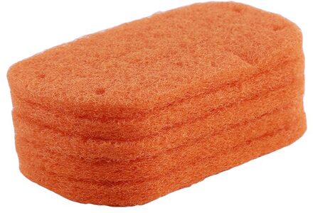 1Pc Keuken Borstel Siliconen Afwasborstel Pot Pan Spons Scrubber Fruit Groente Schotel Wassen Schoonmaken Borstels oranje