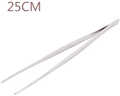 1Pc Keuken Gadgets Barbecue Tang Voedsel Tang Voedsel Clip Rvs Churrasco Pincet Clip Barbecue Buffet Restaurant Gereedschappen 25cm