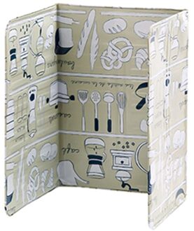 1Pc Keuken Gadgets Olie Splatter Schermen Aluminiumfolie Plaat Gasfornuis Splash Proof Baffle Home Kitchen Cooking Gereedschap groen