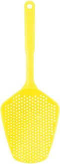 1Pc Keuken Grote Scoop Vergiet Pasta Hittebestendige Zeef Plastic Ijs Scoop geel