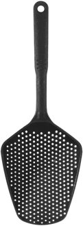 1Pc Keuken Grote Scoop Vergiet Pasta Hittebestendige Zeef Plastic Ijs Scoop zwart