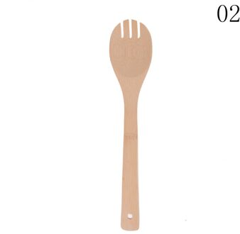 1Pc Keuken Lepel Spatel Mengen Professionele Mooie Bamboe Gebruiksvoorwerp Houten Koken Gereedschap 2