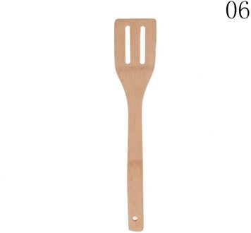 1Pc Keuken Lepel Spatel Mengen Professionele Mooie Bamboe Gebruiksvoorwerp Houten Koken Gereedschap 6