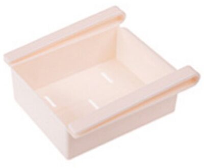 1Pc Keuken Opslag Plank Verstelbare Rekbaar Koelkast Organisator Lade Mand Koelkast Laden Spacer Laag Opbergrek 01