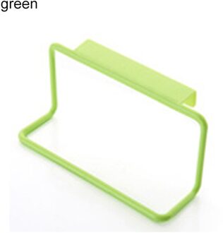 1Pc Keuken Organizer Handdoekenrek Opknoping Houder Badkamermeubel Kast Hanger Plank Voor Keuken Benodigdheden Accessoires groen
