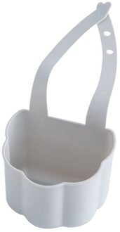 1Pc Keuken Vaatdoek Spons Opbergtas Bad Opslag Gereedschap Sink Houder Houder Zeep Draagbare Home Opknoping Afvoer Tas mand Tool grijs