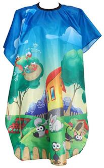 1Pc Kids Kinderen Kapper Cape Salon Schort Salon Cape Kapper Kappers Haar Knippen Salon Gown Kapper Schort Kapper Gown 120X70X0.1 cm