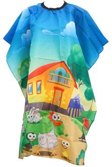 1Pc Kids Kinderen Kapper Cape Salon Schort Salon Cape Kapper Kappers Haar Knippen Salon Gown Kapper Schort Kapper Gown 85x85x0.1cm