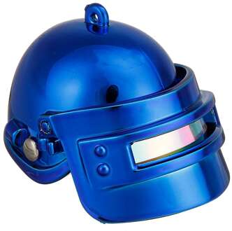 1Pc Kip Helm Kleine Huisdier Harde Hoed Vogel Eend Kwartel Hoed Hoofddeksel Huisdier Kip Helm Vogel Hoofd Helm Huisdier levert Electroplating blauw