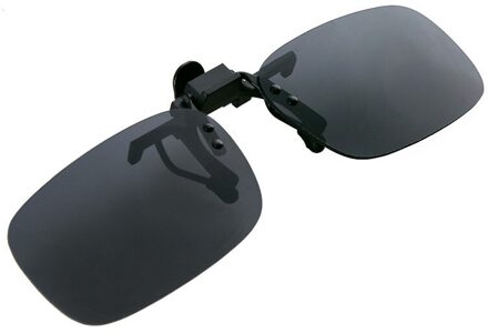 1Pc Klassieke Auto Driver Bril Rijden Nachtzicht Lens Clip Anti-Uva Uvb Gepolariseerde Zonnebril Zonnebril Interieur accessoires 1stk zwart